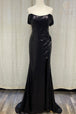 Vestido de lentejuelas sin hombros de Nox Anabel R1203