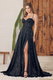 Vestido de corsé sin mangas de lentejuelas de Nox Anabel A1241