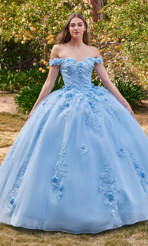 Vestidos De Xv Celeste Con Mariposas Vestidos De Quinceañeras