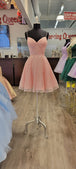 Vestido de fiesta con mangas de tirantes y cuello en V Dancing Queen 3359