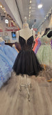 Vestido de fiesta con mangas de tirantes y cuello en V Dancing Queen 3353