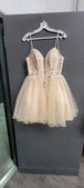 Vestido de fiesta con mangas de tirantes y cuello en V Dancing Queen 3351