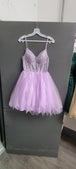 Vestido de fiesta con mangas de tirantes y cuello en V Dancing Queen 3353