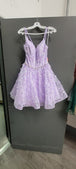Vestido de fiesta con mangas de tirantes y cuello en V Dancing Queen 3350