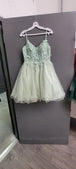 Vestido de fiesta con mangas de tirantes y cuello en V Dancing Queen 3341