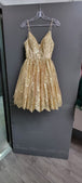 Vestido de fiesta con mangas de tirantes y cuello en V Dancing Queen 3358