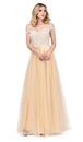 Vestido bordado con hombros descubiertos en línea A Dancing Queen 2538
