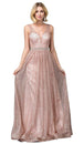 Vestido sin mangas con escote en V y línea A Dancing Queen 2834