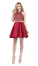 Vestido dorado con cuello halter Dancing Queen 3041