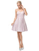 Vestido corto sin mangas de escote corazón Dancing Queen 3143
