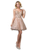 Cuello en V sin mangas vestido de regreso a casa Dancing Queen 3222