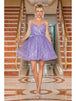 Vestido de fiesta con mangas de tirantes y cuello en V Dancing Queen 3280