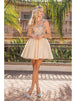 Vestido de fiesta sin mangas y cuello jersey Dancing Queen 3294