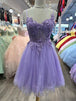 Vestido de fiesta con mangas de tirantes y cuello en V Dancing Queen 3341