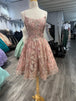 Vestido de fiesta sin mangas y cuello barco Dancing Queen 3343