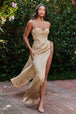 Vestido corsé de raso de Ladivine 7483