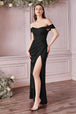 Vestido de satén suave de corsé 7484 de Ladivine