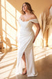 Vestido de novia corsé de satén de Ladivine 7484WC