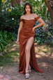 Vestido corsé Satinado 7492