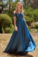 Vestido Satin A-Line  7493C de Ladivine