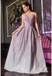 Vestido de gala corte Linea A 9174 de Ladivine