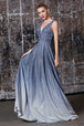 Vestido de gala corte Linea A 9174 de Ladivine