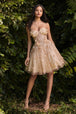 Vestido corto sin tirantes 9243 de Ladivine