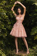 Vestido corto sin tirantes 9243 de Ladivine