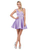 Vestido corto sin mangas de escote corazón Dancing Queen 9504