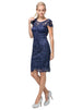 Vestido Manga Corta Encaje Bordado Dancing Queen 9677
