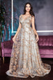 Vestido corte A con escote pronunciado CB068 de Ladivine