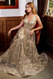 Vestido corte A con escote pronunciado CB068 de Ladivine