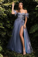 Vestido de fiesta floral con manga puff  CB080 de Ladivine