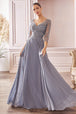 Vestido manga larga en corte A CD0171 de Ladivine
