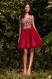Vestido corto de tul y encaje CD0188 de Ladivine