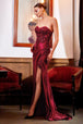 Vestido de satin corsé ajustado CDS406 de Ladivine