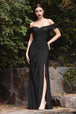 Vestido de la noche liso con detalle del hombro KV1050 de Ladivine