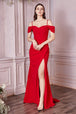 Vestido de crepe fuera del hombro KV1057 de Ladivine
