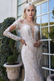 Bohemian Lace Mermaid Gown de A&L A1022