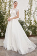 Vestido corsé blanco con manga de A&L A1082W