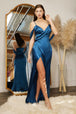 Vestido de novia de saten de Ladivine BD109