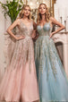 Vestido de gala con brillo C135 de Ladivine