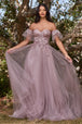 Vestido de fiesta floral con manga puff  CB080 de Ladivine