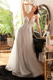 Vestido de línea de tul en capas CD874 de Ladivine