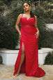 Vestido de satin elástico de Ladivine CD941C