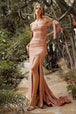 Vestido de saten elastico de Ladivine CD943