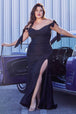 Vestido ajustado de jersey elastico de Ladivine CD943C