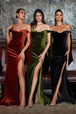 Vestido de terciopelo stretch CD956C de Ladivine