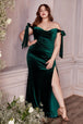 Vestido de terciopelo stretch CD956C de Ladivine