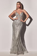 Vestido ajustado corte sirena CD992 de Ladivine